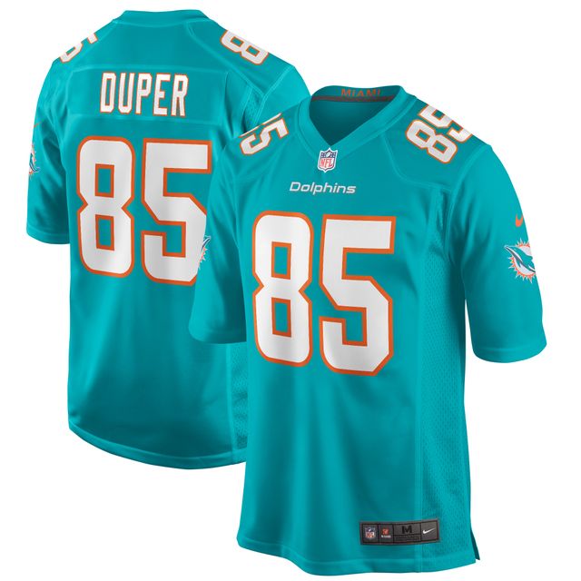 Maillot de joueur retraité Nike Mark Duper Aqua Miami Dolphins Game pour homme