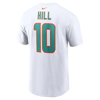 Men's Nike Tyreek Hill Miami Dolphins Player Name & Number T-Shirt