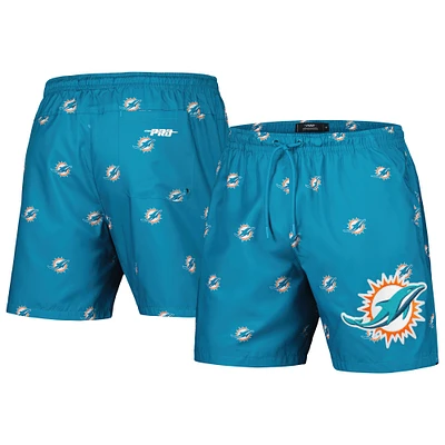 Short avec mini logo imprimé sur l'ensemble Pro Standard Aqua Miami Dolphins pour hommes