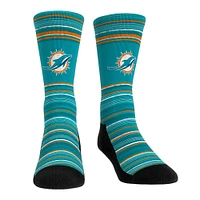 Men's Rock Em Socks Miami Dolphins Primary Crew & Boxer Briefs Combo Pack