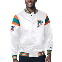 V114037 DOL NSS SP24 NFL Veste en satin de démarrage pour hommes (SMU) Logos rétro JACMENC LS40W474 # 3