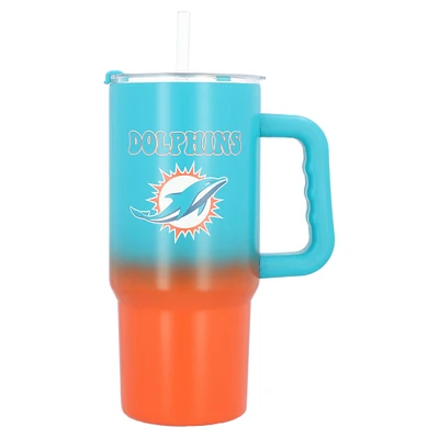 Gobelet en acier inoxydable ombré de 24 oz des Dolphins de Miami