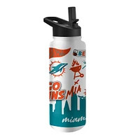 Miami Dolphins 34oz. Native Quencher Bottle