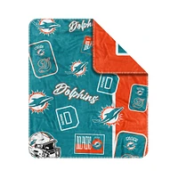 Miami Dolphins 50” x 60” Dream Weave Throw Blanket