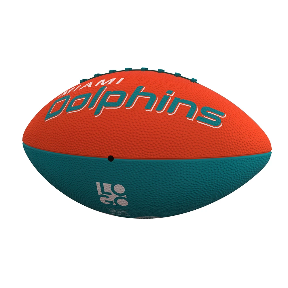 Miami Dolphins Pinwheel Logo Junior Football