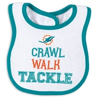 Newborn & Infant WEAR by Erin Andrews Miami Dolphins Sleep Play Set