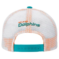 Preschool Aqua Miami Dolphins Core Lockup Trucker Adjustable hat