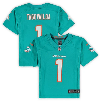 Preschool Nike Tua Tagovailoa Aqua Miami Dolphins Game Jersey