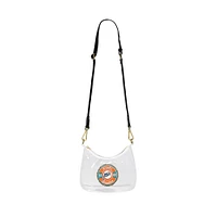 Stoney Clover Lane Miami Dolphins Clear Curved Crossbody