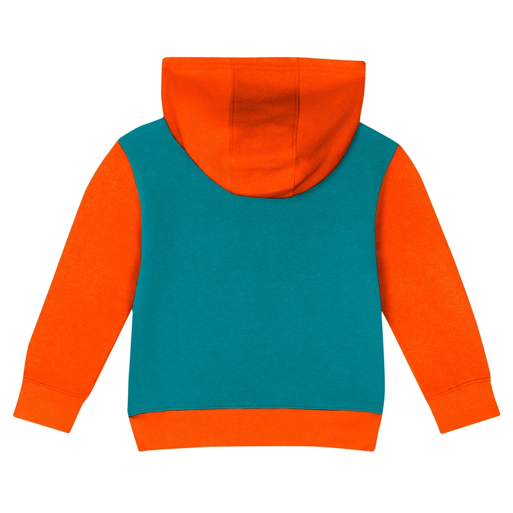 Toddler Miami Dolphins Coin Toss Pullover Fleece Hoodie & Pants Set