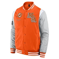 Unisex Fanatics  Orange Miami Dolphins Elements Elite Full-Snap Jacket