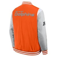 Unisex Fanatics  Orange Miami Dolphins Elements Elite Full-Snap Jacket