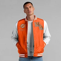 Unisex Fanatics  Orange Miami Dolphins Elements Elite Full-Snap Jacket