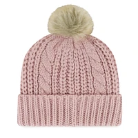 Women's '47 Dusty Rose Miami Dolphins Meeko Cuffed Knit Hat with Pom
