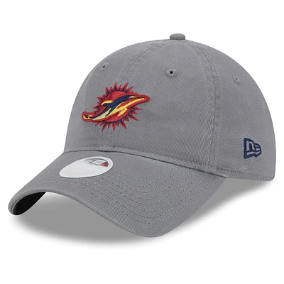 Casquette ajustable 9TWENTY New Era pour femmes, gris, Miami Dolphins Color Pack Multi