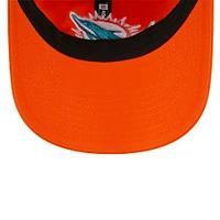 Women's New Era Orange Miami Dolphins Main Core Classic 2.0 9TWENTY Adjustable Hat