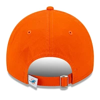 Women's New Era Orange Miami Dolphins Main Core Classic 2.0 9TWENTY Adjustable Hat