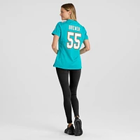 Women's Nike Aaron Brewer  Aqua Miami Dolphins Game Jersey