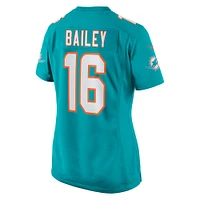 Women's Nike Jake Bailey Aqua Miami Dolphins Game Player Jersey