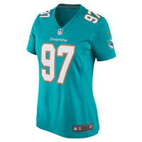 Women's Nike Jaylen Twyman Aqua Miami Dolphins Home Game Player Jersey