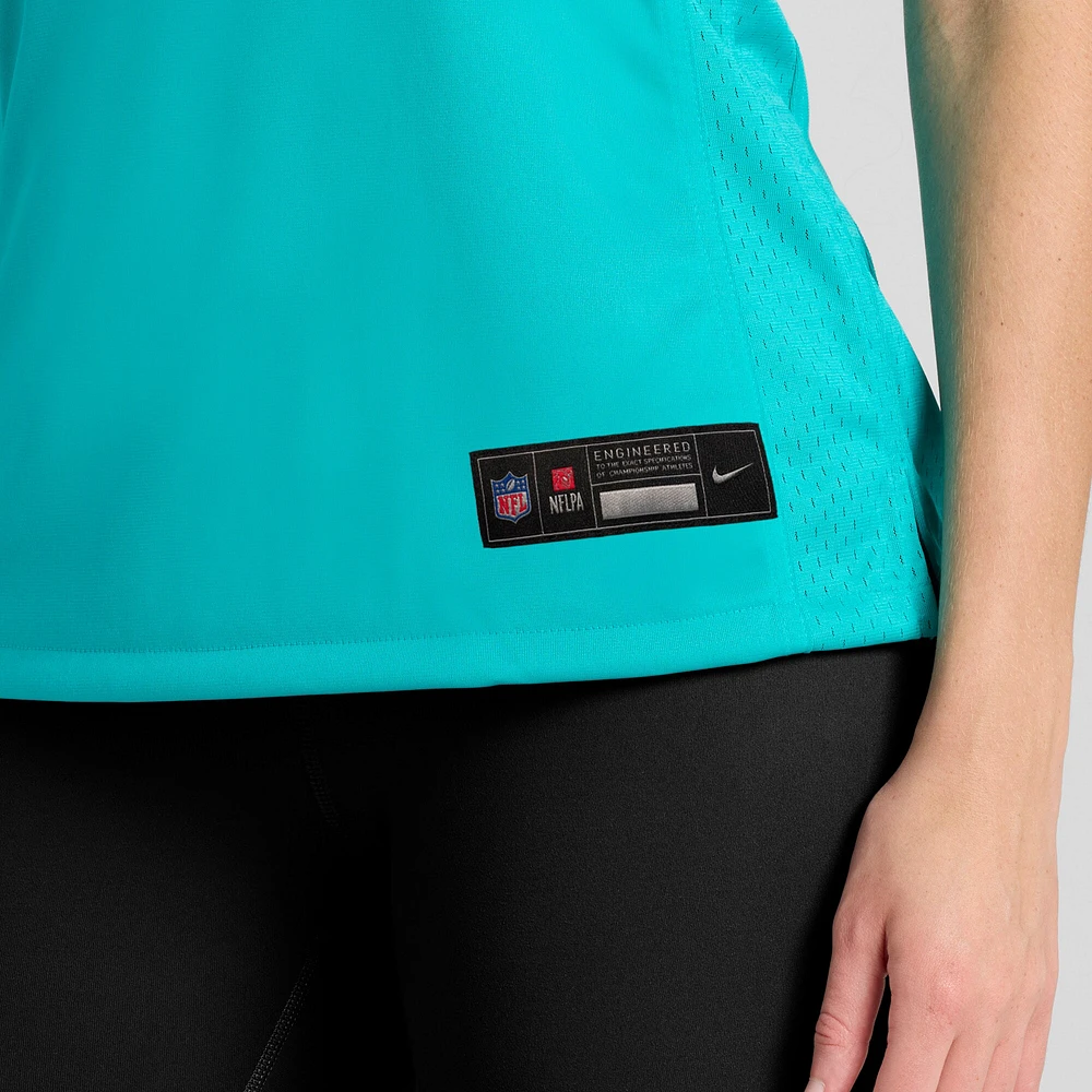 Women's Nike Jordyn Brooks  Aqua Miami Dolphins Game Jersey