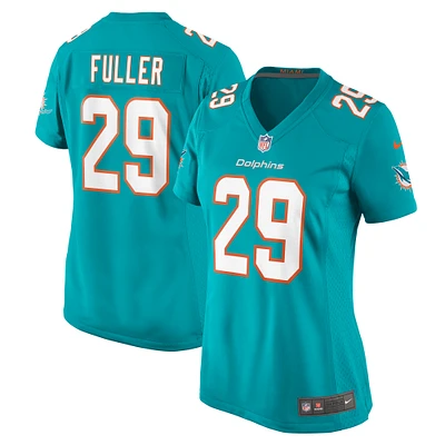 Maillot de match Nike Kendall Fuller Aqua Miami Dolphins pour femme