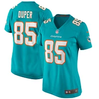 Maillot de joueur retraité Nike Mark Duper Aqua Miami Dolphins Game pour femme