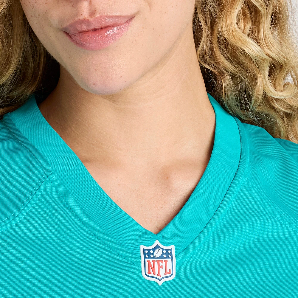 Maillot de joueur retraité Nike Mark Duper Aqua Miami Dolphins Game pour femme