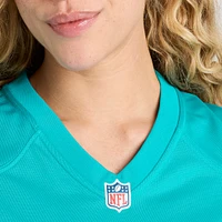Maillot de joueur retraité Nike Mark Duper Aqua Miami Dolphins Game pour femme