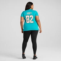 Women's Nike Tyler Kroft  Aqua Miami Dolphins Team Game Jersey