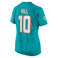 Women's Nike Tyreek Hill Aqua Miami Dolphins Player Jersey