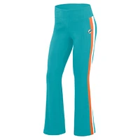 Women's WEAR by Erin Andrews Aqua Miami Dolphins Yoga Pants