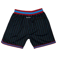 Rings & Crwns - Short noir en maille pour homme Miami Giants Replica