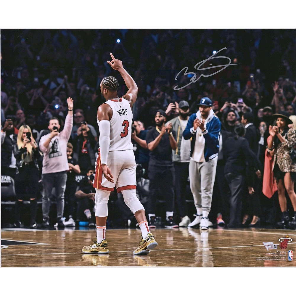 Dwyane Wade Miami Heat Autographed 16" x 20" Final Game Photograph