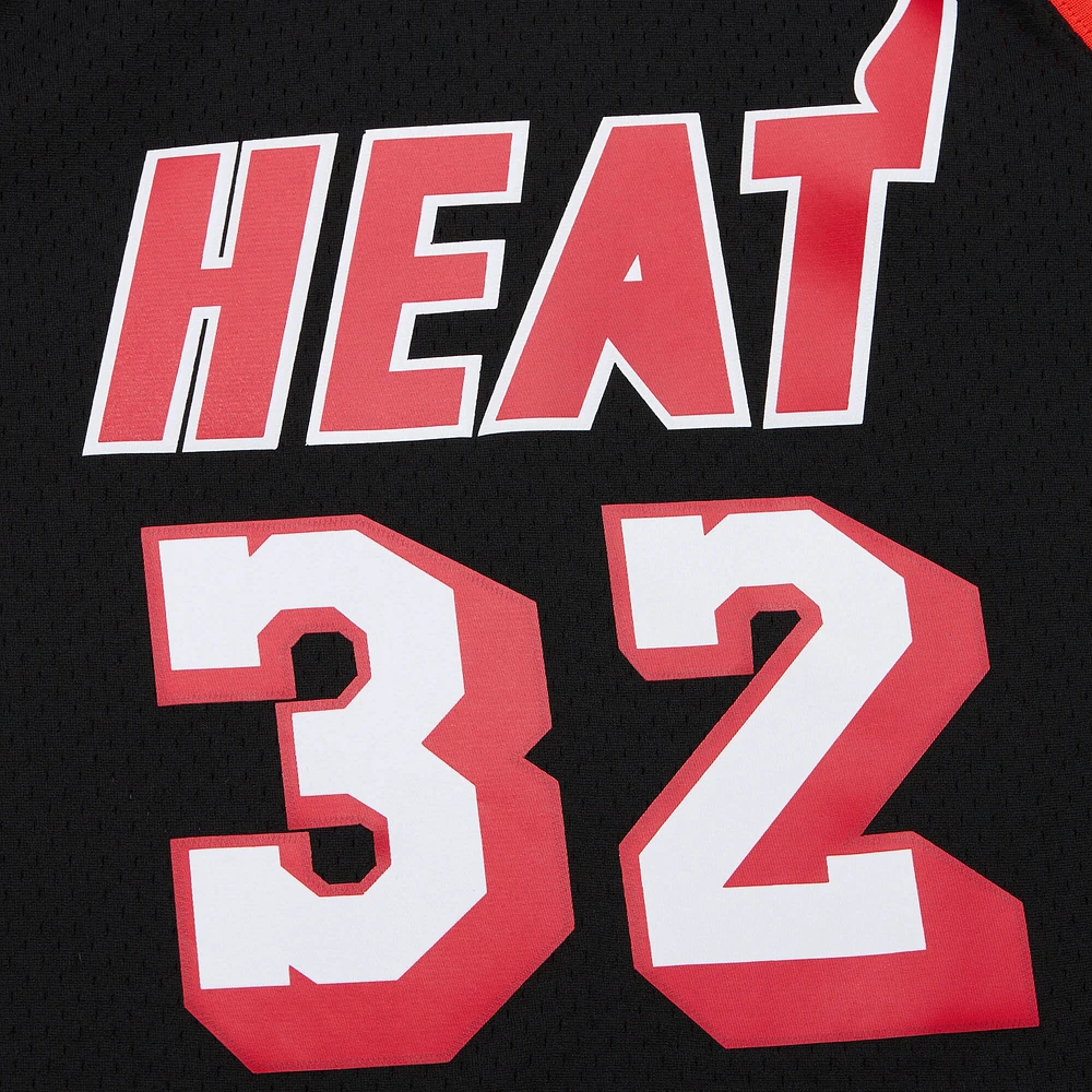 Men's Mitchell & Ness Harold Miner Black Miami Heat  1992/93 Hardwood Classics Swingman Throwback Jersey