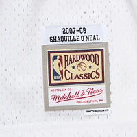 Men's Mitchell & Ness Shaquille O'Neal White Miami Heat 2007/08 Hardwood Classics Swingman Jersey