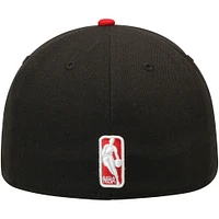 Men's New Era Black/Red Miami Heat Official Team Color 2Tone 59FIFTY Fitted Hat
