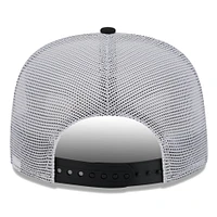 Men's New Era Black Miami Heat Court Sport Speckle 9FIFTY Snapback Hat