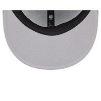 Men's New Era Black Miami Heat  Rally Drive Checkerboard 59FIFTY Crown Fitted Hat