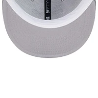 Men's New Era Gray Miami Heat Palm Fronds 2-Tone 59FIFTY Fitted Hat
