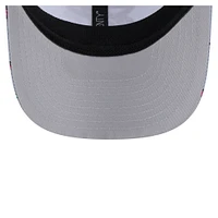 Men's New Era Light Blue/Gray Miami Heat Adventure Aloha Pattern 9SEVENTY Stretch-Snap Hat