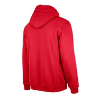 Men's New Era  Red Miami Heat 2024/25 City Edition Pullover Hoodie