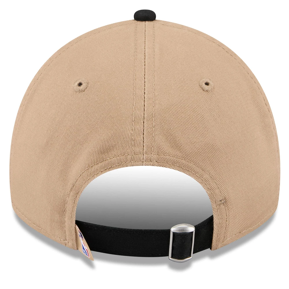 Men's New Era Tan/Black Miami Heat 2024 NBA Draft 9TWENTY Adjustable Hat