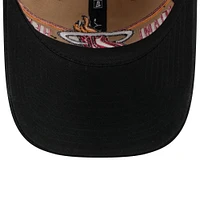 Men's New Era Tan/Black Miami Heat 2024 NBA Draft 9TWENTY Adjustable Hat