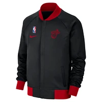 Men's Nike Black Miami Heat 2024/25 City Edition Authentic Showtime Performance Full-Zip Jacket