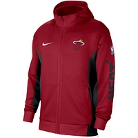 Men's Nike Red Miami Heat 2023/24 Authentic Showtime Full-Zip Hoodie