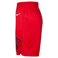 Men's Nike Red Miami Heat 2024/25 City Edition Swingman Shorts