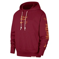 Men's Nike Red Miami Heat Authentic Performance Pullover Hoodie