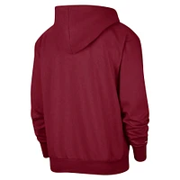 Men's Nike Red Miami Heat Authentic Performance Pullover Hoodie