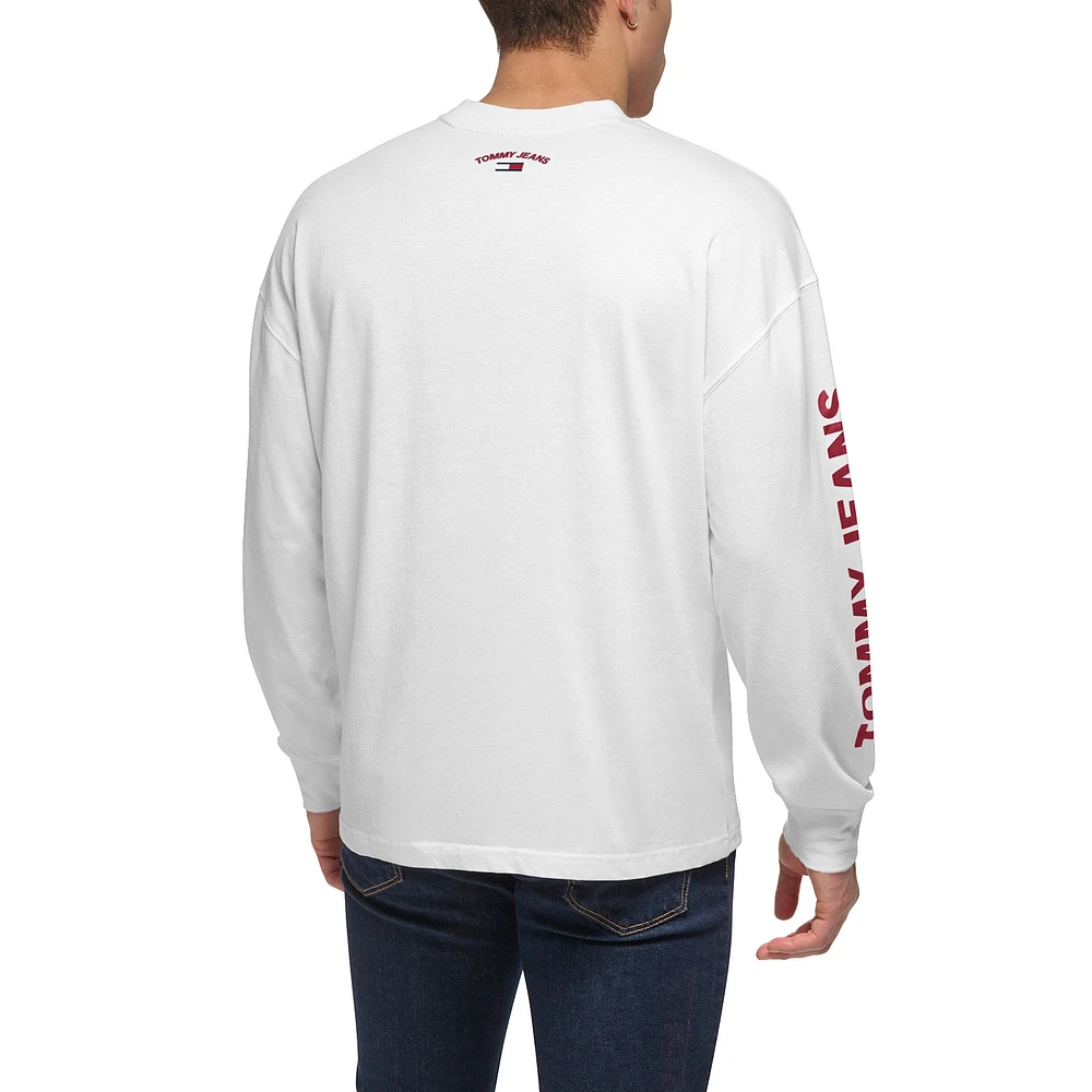 Men's Tommy Jeans Black/White Miami Heat Matthew 2-In-1 T-Shirt & Hoodie Combo Set